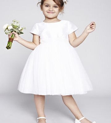 Bhs Alexa White Flower Girl Dress, white 6505180306