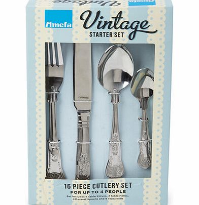Bhs Amefa Vintage Kings 16 piece starter set,