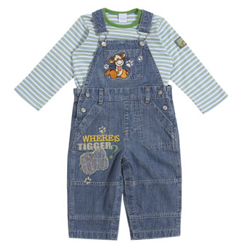 bhs and#39;Whereand39;s tiggerand39;andreg; denim dungaree set