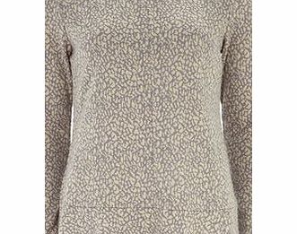 Bhs Animal Print Long Sleeve Drop Waist Dress, multi