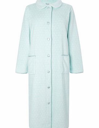 Bhs Aqua Spot Housecoat, Aqua 732695257