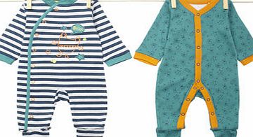 Bhs Baby Boys 2 Pack Monster Long Sleeved