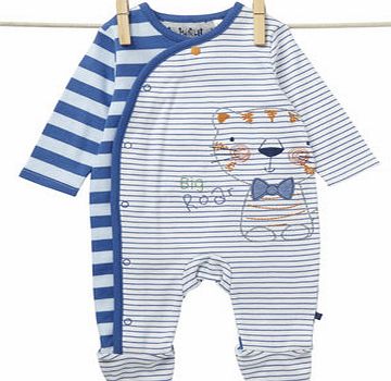 Bhs Baby Boys Long Sleeve Tiger Sleepsuit All In