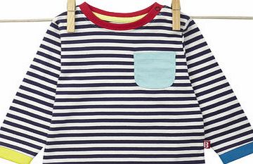 Bhs Baby Boys Long Sleeved Striped Top, multi