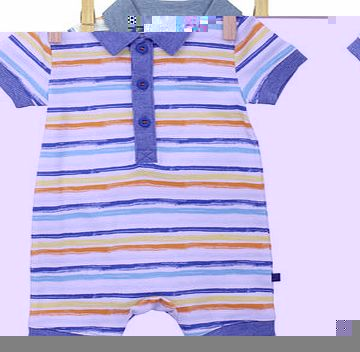 Bhs Baby Boys Multi-Coloured Striped Romper, multi