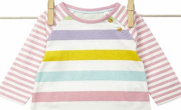 Bhs Baby Girls Candy Pastel Striped Long Sleeved