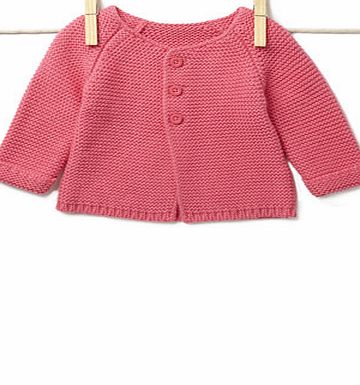 Bhs Baby Girls Pink Knitted Cardigan, HOT PINK