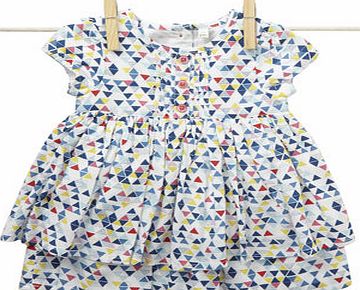 Bhs Baby Girls Woven Dress with Geometric Print,
