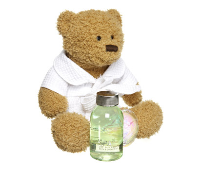 bhs Bath and shower gift set with teddy