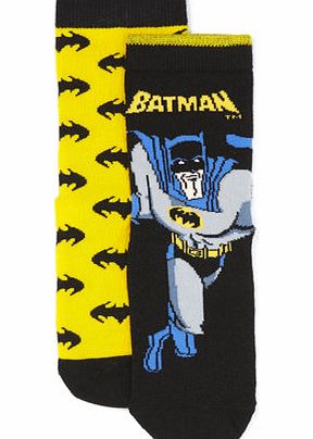 Bhs Batman Boys 2 Pack Socks, yellow/black 1497683617