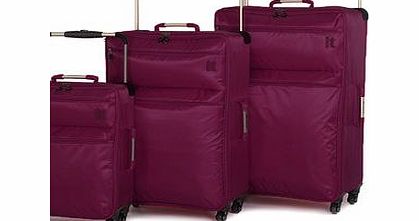 Bhs Berry Worlds Lightest Suitcase Range, berry