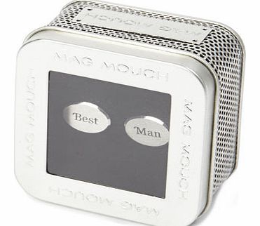 Bhs Best Man Cufflinks, Silver BR63C25DSLV