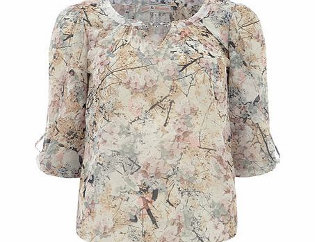 Bhs Billie and Blossom Pastel Floral Top, pastel
