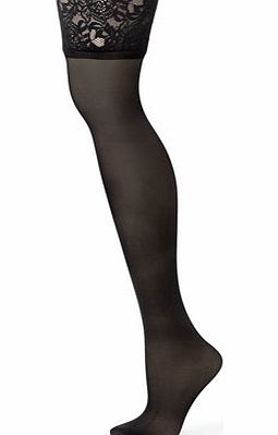 Bhs Black 1 Pack Premium Ladder Resist Hold Ups,