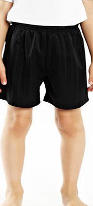 Bhs Black 2 Pack Boys Football School Shorts, black