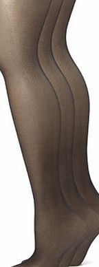 Bhs Black 3 Pack of 15 Denier Soft Shine Tights,