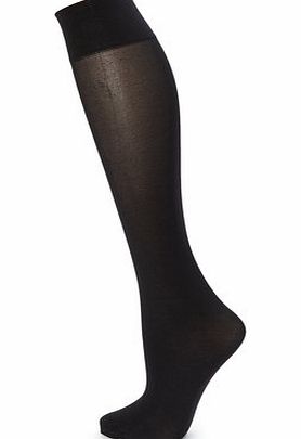 Bhs Black 3 Pack of 40 Denier Knee Highs, black