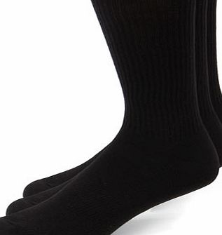 Bhs Black 3 Pack Sports Sock, Black BR61S06YBLK