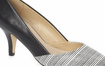 Bhs Black and white Combination Point Heels,