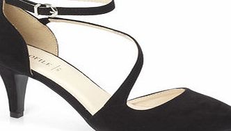 Bhs Black Asymetric Court Shoes, black 2845898513