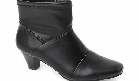 Bhs Black Classic Asymetric Ankle Boot, black