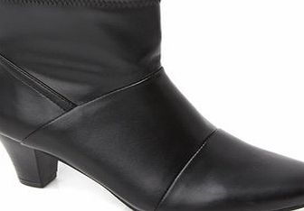 Bhs Black Classic Asymetric Ankle Boots, black