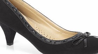 Bhs Black Classic Ribbon Court Shoes, black 2845478513