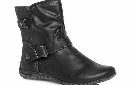 Bhs Black Comfort Ankle Extra Wide Boots, black