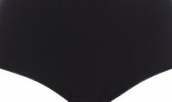 Bhs Black Comfort Cotton Full Brief, black 4805998513