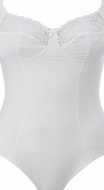 Bhs Black Cotton Non Wired Shaping Body, white