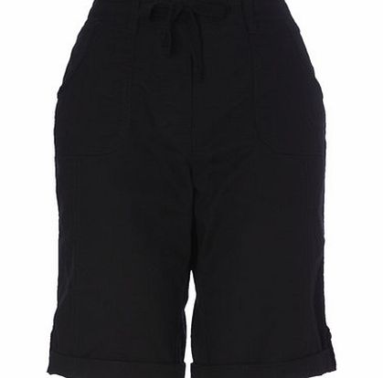 Bhs Black Cotton Shorts, black 2207708513