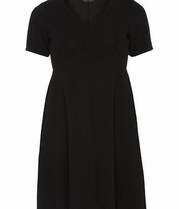 Bhs Black Crepe Jersey Dress, black 19130228513
