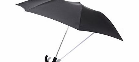 Bhs Black Crook Handle Umbrella, Black BR63J16WBLK