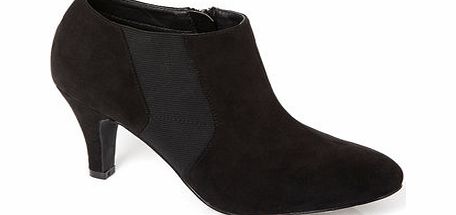 Bhs Black Elastic Detail Shoe Boots, black 2844560137