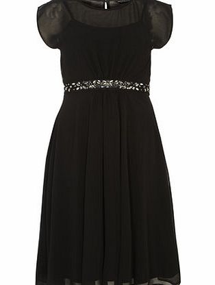 Bhs Black Embellished Dress, black 19130828513