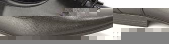 Bhs Black Embossed Textured Formal Shoes, BLACK