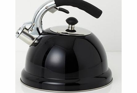 Bhs Black Essentials stove top kettle, black