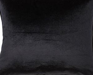 Bhs Black essentials velvet cushion, black 1842758513