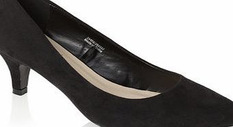 Bhs Black Fashion Wide Fit Court Shoes in