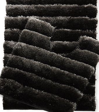 Bhs Black Faux Fur Effect Mats, black 1945858513
