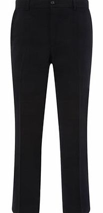 Bhs Black Flat Front Trousers, Black BR65D01EBLK