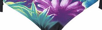 Bhs Black Floral Jungle Placement Print Bikini