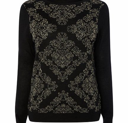 Bhs Black/Gold Baroque Jumper, black/gold 588023807