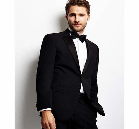 Bhs Black Great Value Regular Fit Tuxedo Jacket,