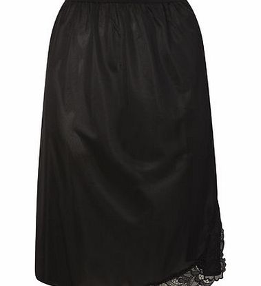 Black Guipure 24`` Waist Slip, black 4804638513