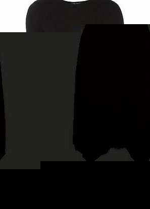 Bhs Black Jersey Hanky Hem Dress, black 19130278513