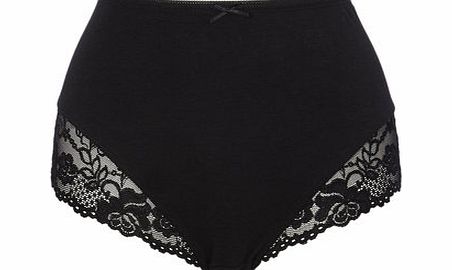 Bhs Black Lace Full Brief, black 4803878513
