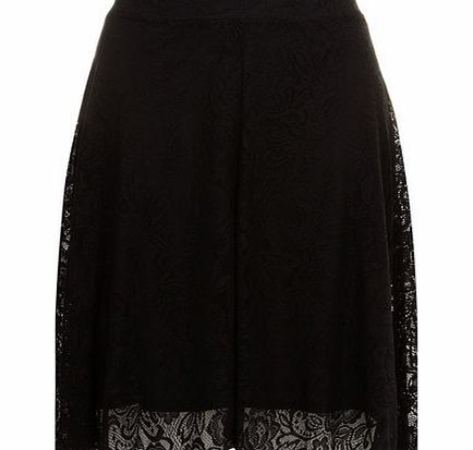 Bhs Black Lace Midi Skirt, black 12610218513