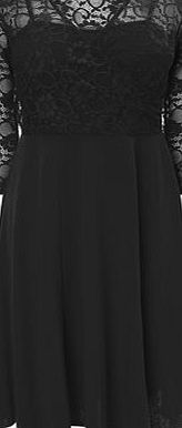 Bhs Black Lace Wrap Dress, black 8616628513