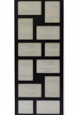 Bhs Black large twelve aperture frame, black